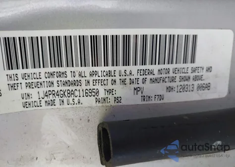 2010 Jeep Grand Cherokee Laredo from USA, damaged, VIN 1J4PR4GK8AC116950